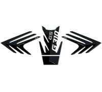 labelbike - Kit 3 Adesivi in Resina gel 3D Protezioni Serbatoio Moto compatibili con BMW serie G310 GS