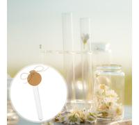 Kit Provetta Provette Con Tappo Di Sughero Trasparenti Tubo Trasparente