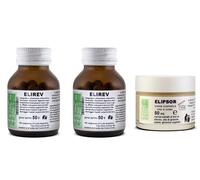 Kit PSORIASI con 2xELICRISO e.s. 125 cpr+ ELIPSOR POMATA Eczemi Dermatiti 2 MESI