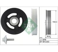 Kit pulegge, Albero motore/a gomito per CITROËN DS FIAT FORD MAZDA MINI OPEL PEU