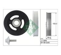 INA 544 0104 20 Kit pulegge, Albero motore / a gomito