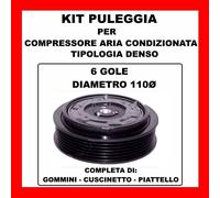 KIT PULEGGIA COMPRESSORE AC 13341 MERCEDES CLASSE C-CLK-E-S-ML-VIANO 447170-7004