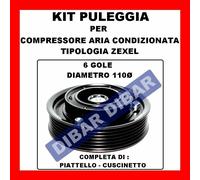 KIT PULEGGIA COMPRESSORE AC 13447 VW CADDY-GOLF-JETTA-PASSAT-TOURAN 506041-0760