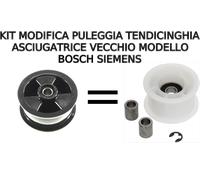 Kit puleggia rullo modifica asciugatrice Bosch Siemens Neff Rex Aeg 484000008521