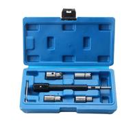 Kit Pulitore Iniettori,Set Attrezzi per Pulire Iniettori - Kit 6 Rettificatori per Applicazioni Marine Motocicli Tosaerba Competizione