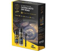 Bardahl Kit Manutenzione Catena Moto Off Road Sgrassatore+Grasso Spray K9