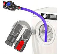 Kit pulitore per condotto dell'asciugatrice, accessorio flessibile per aspirapolvere V15 V12 V11 V10 V8 V7, rimuovi pelucchi, attacco aspirapolvere per pelucchi dell'asciugatrice, colore viola ViolaPo