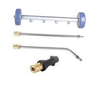 Kit Pulitore Sottoscocca per Idropulitrici, 16" (40cm), 4 Ugelli, Compatibile con Karcher, Bosch, Ryobi, Lavor