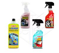 KIT PULIZIA AUTO MA-FRA shampoo carrozzeria vetri cruscotto ruote mafra
