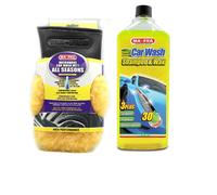 KIT PULIZIA AUTO MA-FRA shampoo e cera guanto pulizia senza graffi MAFRA