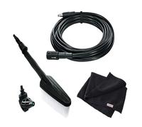 KIT PULIZIA AUTO SET LAVAGGIO CERATURA INTERNI ESTERNI SPAZZOLE PANNI