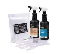 KIT PULIZIA CLIMATIZZATORI CLIMA NET 1L + BIO ACID + WALLY RIMOZIONE MUFFA E CAT