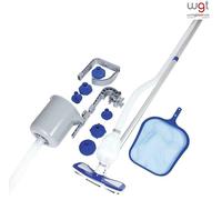 KIT PULIZIA DELUXE PER PISCINE X POMPE FILTRO CON SKIMMER