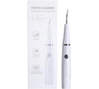 Kit Pulizia Denti Elettrico - Rimuovi Macchie Superficiali con Luce LED - Strumento Cosmetico per Igiene Orale Domestica con Vibrazione ad Alta Frequenza, Ricaricabile Type-C (Bianco)