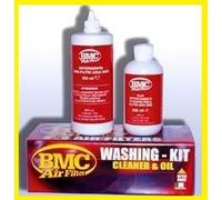 KIT PULIZIA FILTRI ARIA SPORTIVI BMC - OLIO SPRAY + DETERGENTE - per auto e moto