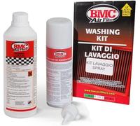 KIT PULIZIA FILTRO ARIA SPORTIVO BMC DETERGENTE 500 ml + OLIO SPRAY MOTO AUTO