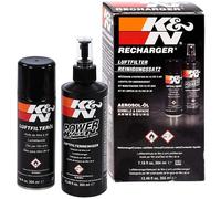 Kit Pulizia Filtro Aria Sportivo Cotone KN K&N Detergente 355ml Olio 204ml
