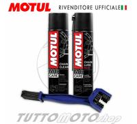 KIT PULIZIA LUBRIFICAZIONE GRASSO CATENA MOTO MOTUL CHAIN LUBE ROAD KAWASAKI