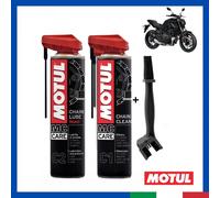 Kit Pulizia Lubrificazione Grasso Catena per MOTO ROAD Strada Motul C2 C1 Chain