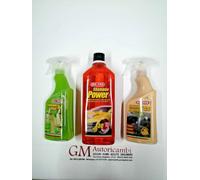 KIT PULIZIA MA-FRA AUTO INTERNI / ESTERNI SEDILI PELLE