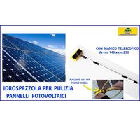 Kit pulizia pannelli fotovoltaici solari idrospazzola spazzolone spazzola Jet