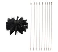 Kit Pulizia Regolabili Completi Con Spazzole E Biella Flessibile Adatte Per Le Prese D'essiccatore Camini Duramente Per Raggiungere Le Aree A Bordo Flessibile