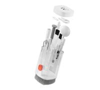 Ewent Kit di Pulizia Multifunzionale 21 in 1, Accessori Pulizia Per Cuffie/Auricolari, Tastiere, Monitor PC, Smartphone, Tablet, Fotocamere e Schermi, Utensili di Pulizia per Dispositivi Elettronici