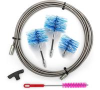 Kit Pulizia Stufa a Pellet PRO - Inox 9 m, Scovoli FLEX M12
