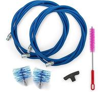 Kit pulizia stufa BARETTO prolunga 6m 2 scovolini manico 90° curve