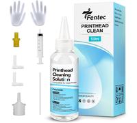 Kit Pulizia Testine Stampante, Pulitore per Ugelli 100 ML Liquido per La Pulizia