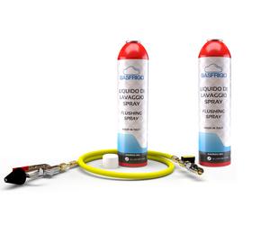 KIT PULIZIA TUBI CLIMA + 2 SPRAY 600 ml LAVAGGIO IMPIANTO CONDIZIONAMENTO