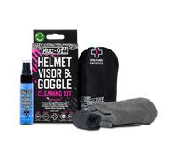 Muc-Off Shield and Helmet, Set di pulizia/cura male Nero
