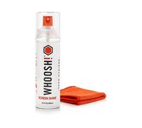 WHOOSH! - Screen Shine GO XL, Detergente Spray Atossico Per Pulizia Schermi, Compatibilità Universale, Rimuove Sporco E Polvere - Screen Cleaner (100ml) + 1 Panno microfibra (15.2x15.2cm)