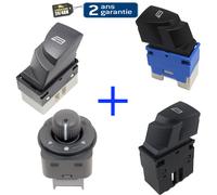 Kit Pulsante Alzacristallo Anteriore + Rotellina Retro Sinistra Pinze per Boxer