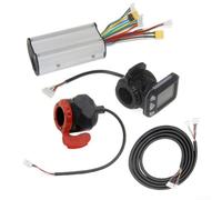 Kit pulsante interruttore acceleratore con display LCD per scooter elettrici da 24 V 36 V, compatibile con varianti di motore da 250 W 350 W che forniscono un funzionamento affidabile (36 V 350 W)