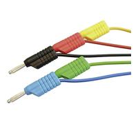 VOLTCRAFT MS 4100S KIT puntali Spina a banana 4 mm Spina a banana 4 mm 1.00 m Rosso, Nero, Blu, Verde, Giallo 1 pz.