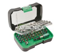 Kit punte a legno e inserti att. 1/4 assortiti 50pz HITACHI HIKOKI 750365 in box