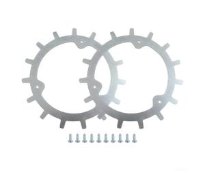 Kit punte antiscivolo argento per Mammotion Yuka e per mini modelli autocentranti compatibili con per Dream per Mova 600 Viax 250 300 per Dreame A1 Pro Robot Falciatrice Traction Nails realizzati con
