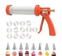 Kit Punte Sac-à-Poche Decorazione Cupcake Bocchette Floreali per Crema e | Set di Bocchette Decorazione Torte e Cupcake Per Appassionati di Cottura al Forno Cucina Snack Impasto Fe