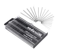Kit Punte Trapano,20 PCS HSS Mini Micro Drill Bit Set Elicoidali di Precisione da Trapano in Acciaio Rapido da 0,3 mm-1,6 mm per Legno Fai da Te Modellismo