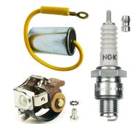 KIT PUNTINE CONTATTI CONDENSATORE CANDELA B6HS PIAGGIO VESPA 50 SPECIAL N L R S