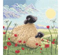 Kit punto croce contato Bothy Threads "Mum And Me", XLP15, 26x26cm, fai da te