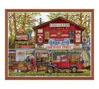 Kit punto croce contato Design Works "Open for Business", 36x46cm