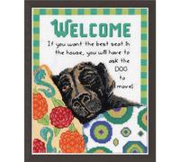 Kit punto croce contato Design Works "Welcome", 20x25cm