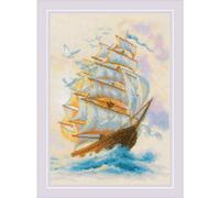 Kit punto croce contato Riolis "Wandering Wind", 21x30cm, fai da te