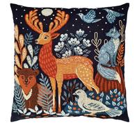 Kit punto croce contato RTO cuscino "When the night falls", 40x40cm