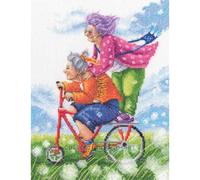 Kit punto croce contato RTO "Following the dream", 19x24,5 cm