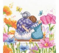 Kit punto croce contato RTO "Quando sei al mio fianco, nonna", 22,5x22cm