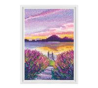 Kit punto croce contato RTO "Sentiero del tramonto", 9x13cm