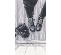 Kit punto croce contato RTO "Sono solo un gattino", 10,5x18,5 cm